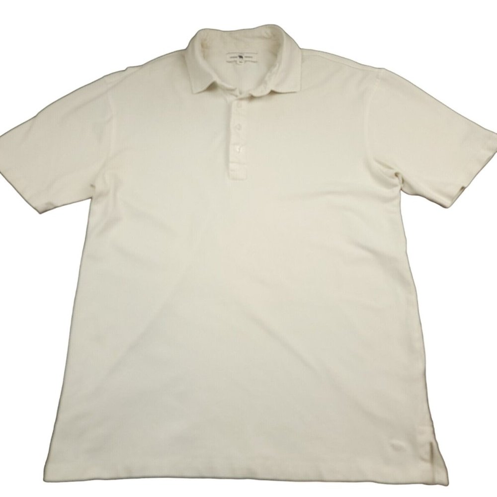 Onward Reserve Mens M Shirt Performance Polo White Stretch‎ Golf